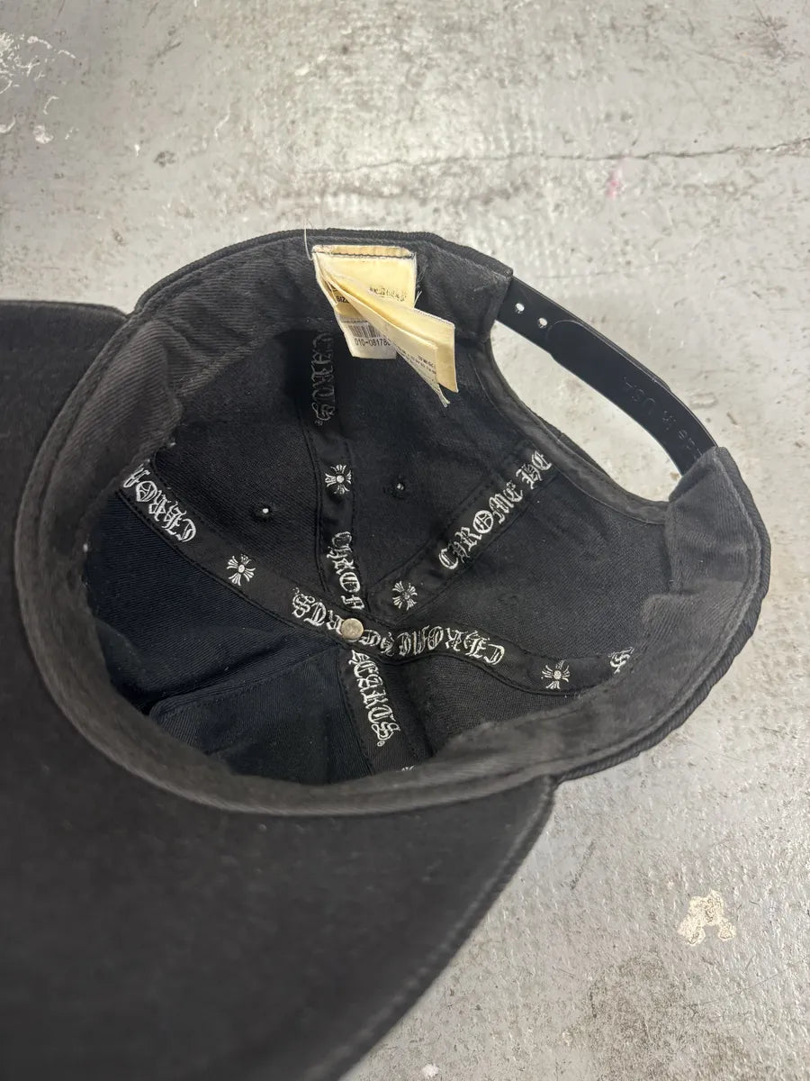 Chrome Hearts Dagger Silver Embellished Black Cap (OS) PvErEhn 7