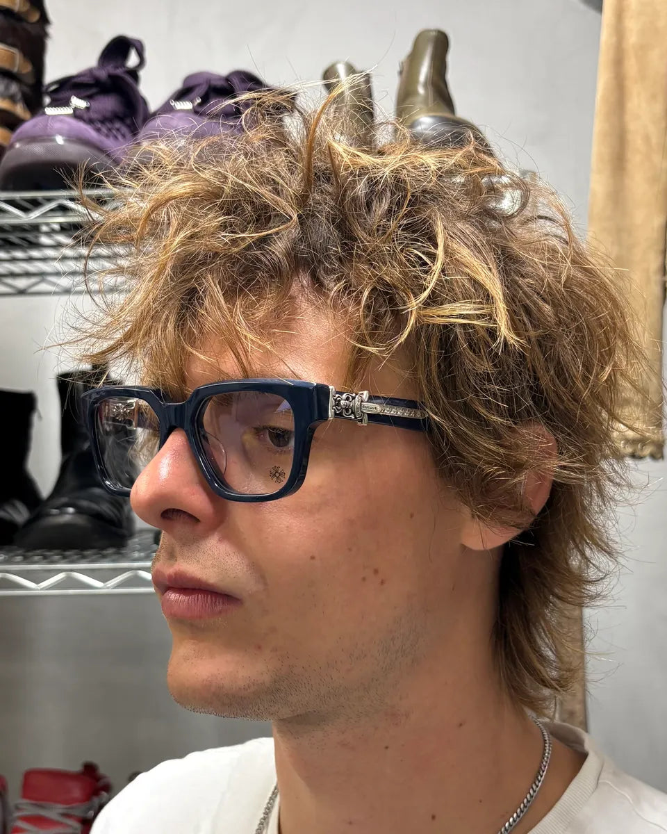 Chrome Hearts Dark Blue Vagillionaire II Sunglasses lIPlMCS 1