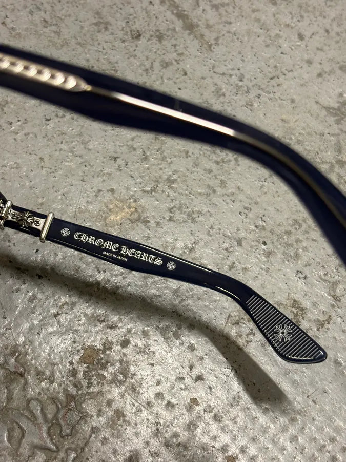 Chrome Hearts Dark Blue Vagillionaire II Sunglasses lIPlMCS 5