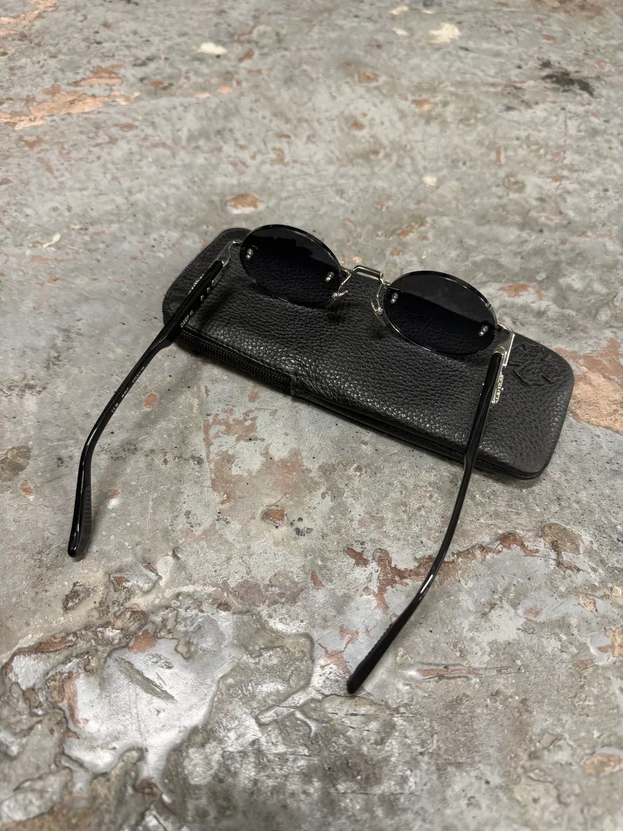 Chrome Hearts Deep III Steel Black Premium Sunglasses irefxkt 7