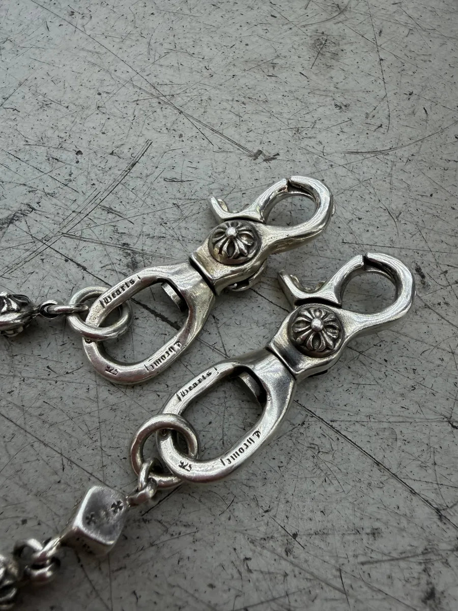 Chrome Hearts Dice and Plus Silver Wallet Chain qtGgPgF 10