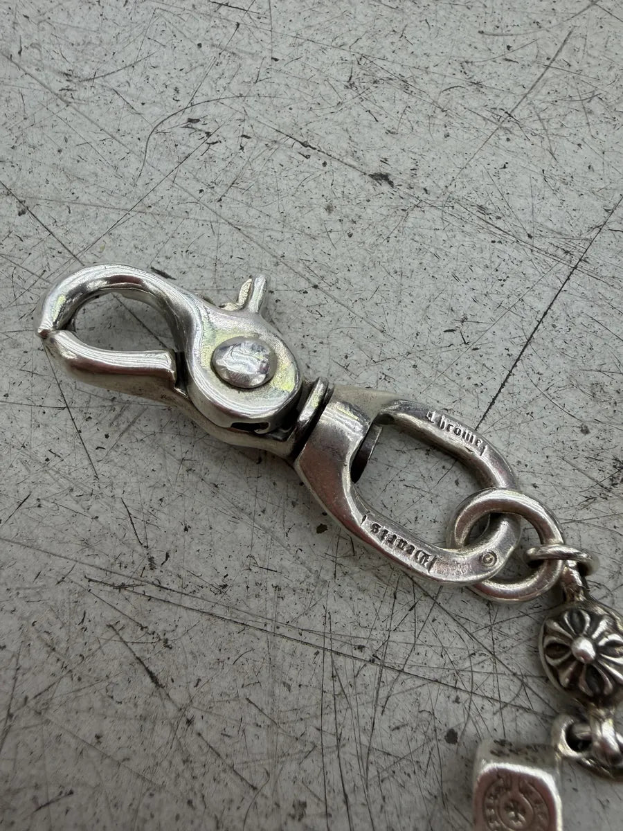 Chrome Hearts Dice and Plus Silver Wallet Chain qtGgPgF 6