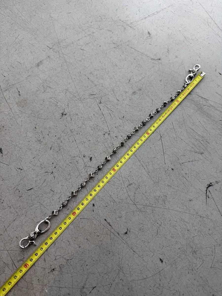 Chrome Hearts Dice and Plus Silver Wallet Chain qtGgPgF 8
