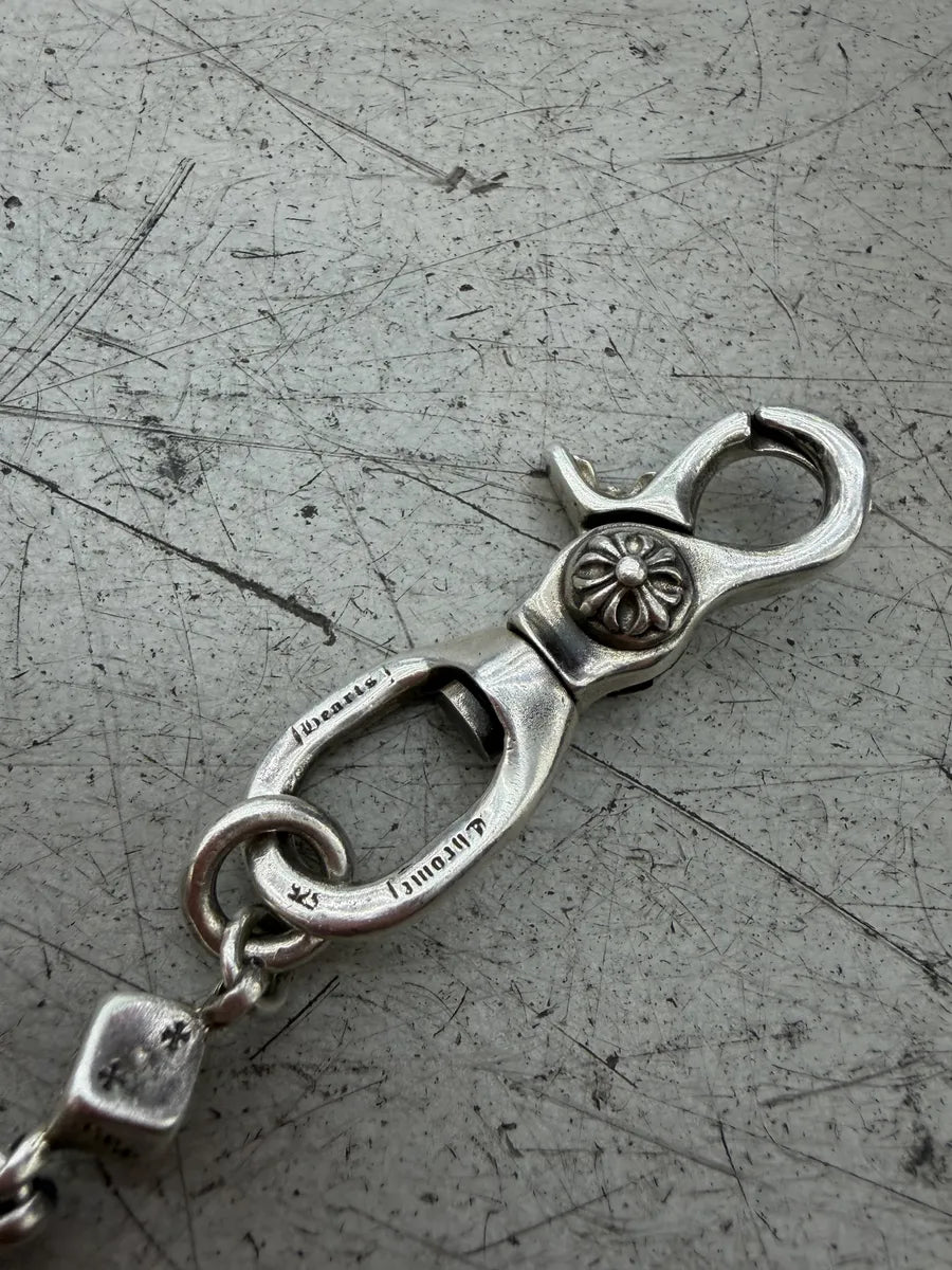 Chrome Hearts Dice and Plus Silver Wallet Chain qtGgPgF 9