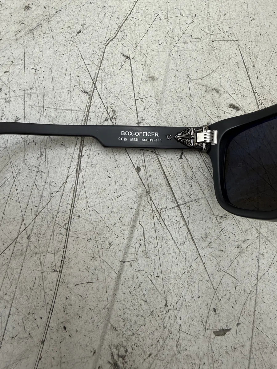 Chrome Hearts Dick Fitzener Black Sunglasses ogaXRvk 8