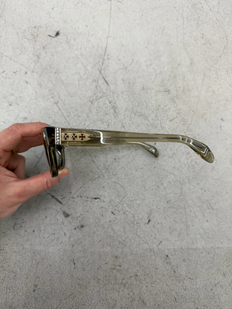 Chrome Hearts Dick Fitzener Pale Ale Sunglasses wYoiLKJ 6