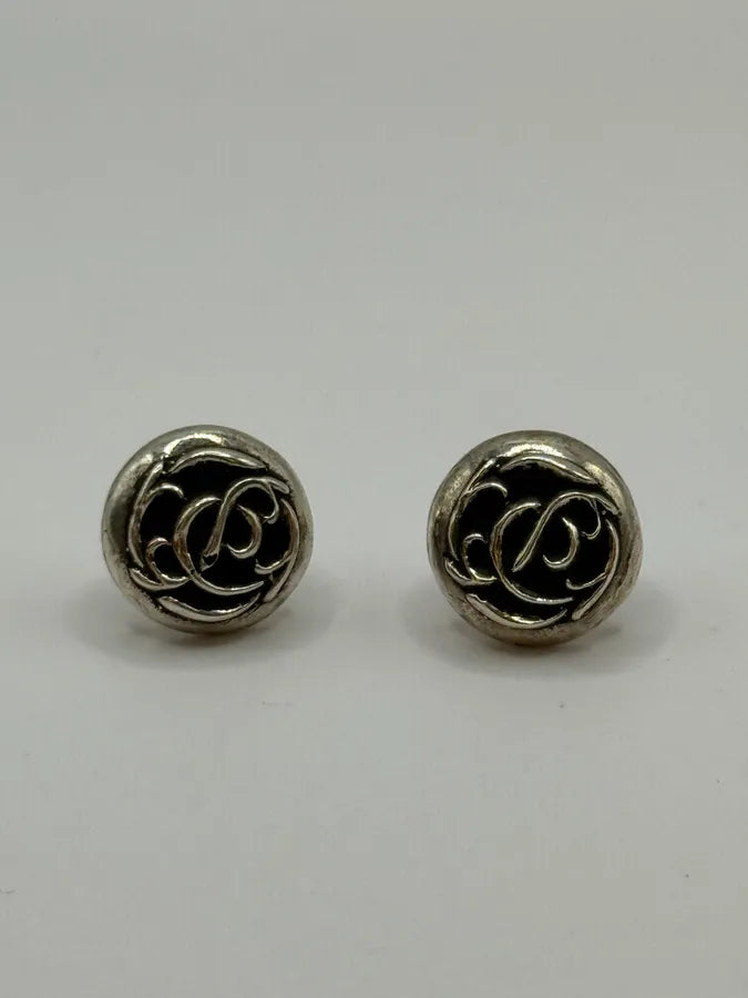 Chrome Hearts Eternity Floral Stud Silver Earring Set xnaQQEL 0
