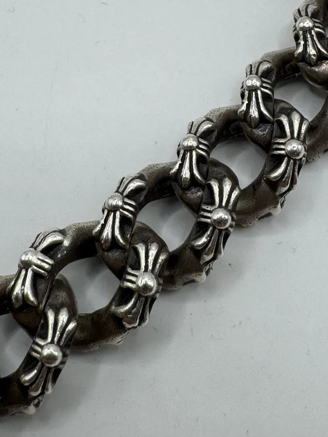 Chrome Hearts Extra Fancy Chain Link Lobster Clasp Bracelet BsUvnBl 4