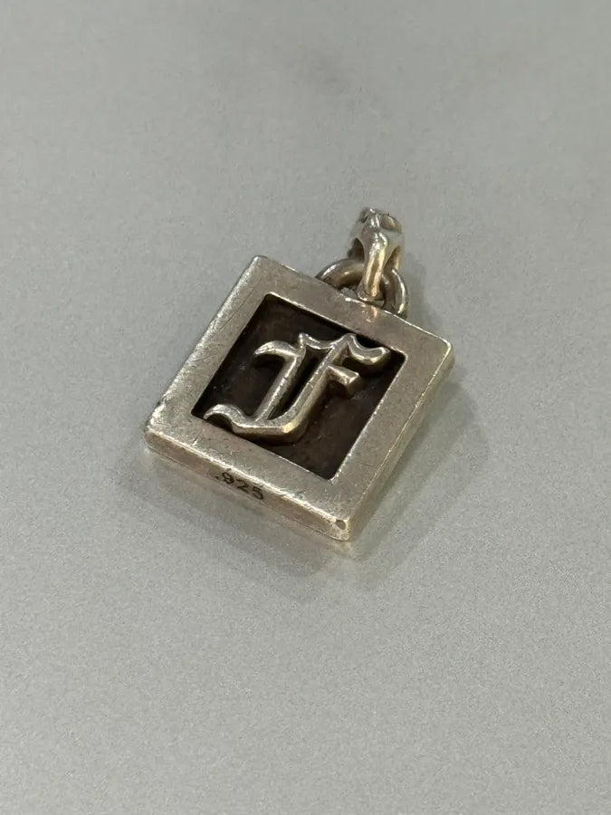 Chrome Hearts F Silver Pendant  npUUeWk 0