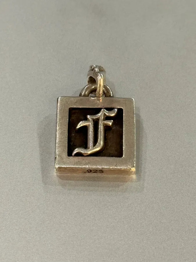 Chrome Hearts F Silver Pendant  npUUeWk 2