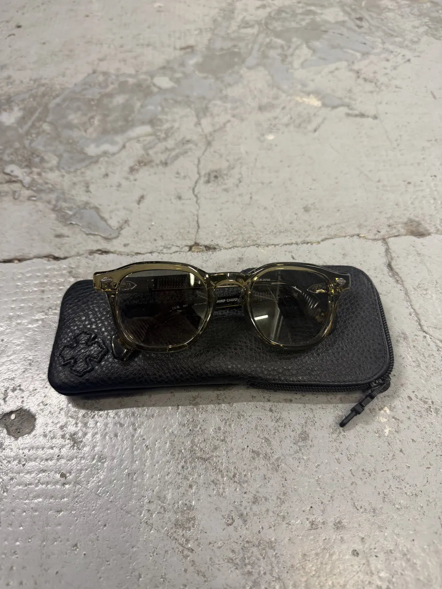 Chrome Hearts Faded Olive Green Chirp Chirp Sunglasses muauuYo 1