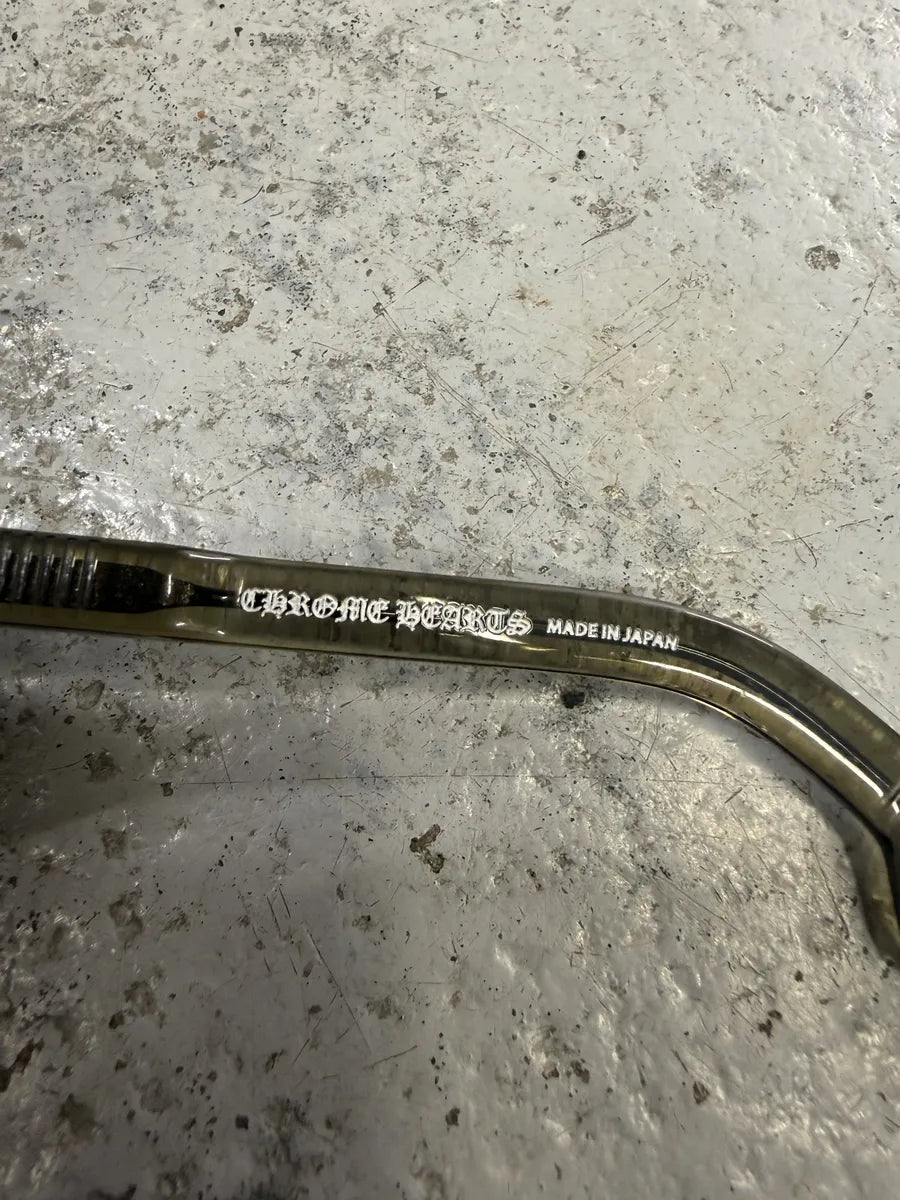 Chrome Hearts Faded Olive Green Chirp Chirp Sunglasses muauuYo 11