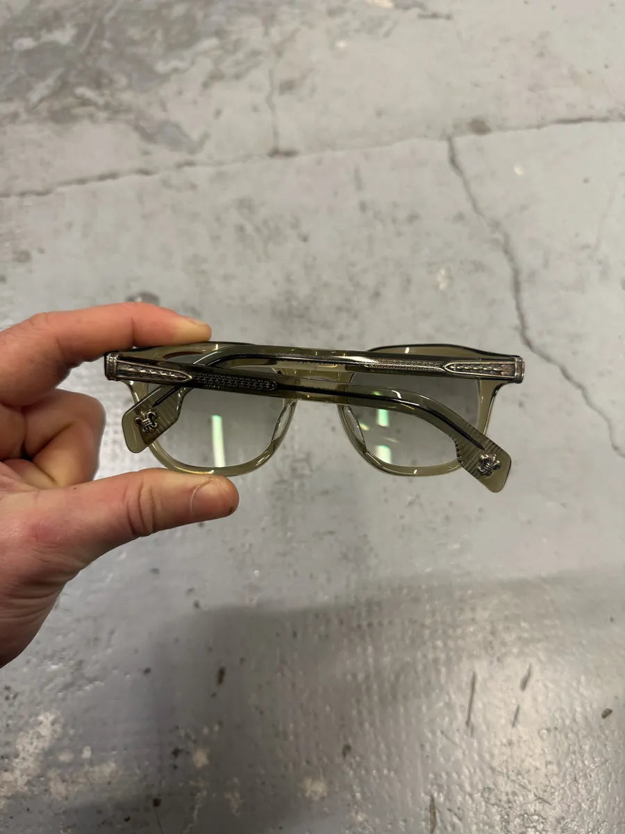 Chrome Hearts Faded Olive Green Chirp Chirp Sunglasses muauuYo 2
