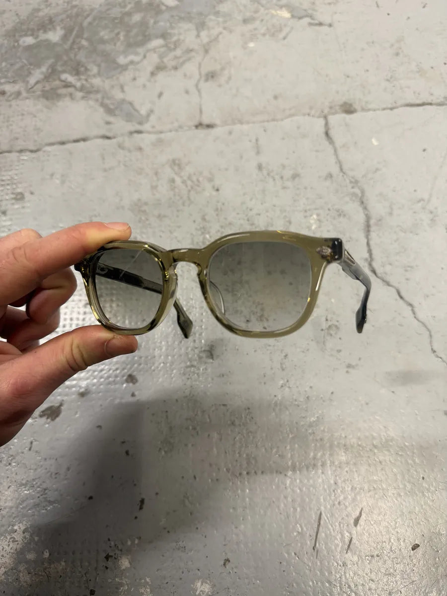 Chrome Hearts Faded Olive Green Chirp Chirp Sunglasses muauuYo 6