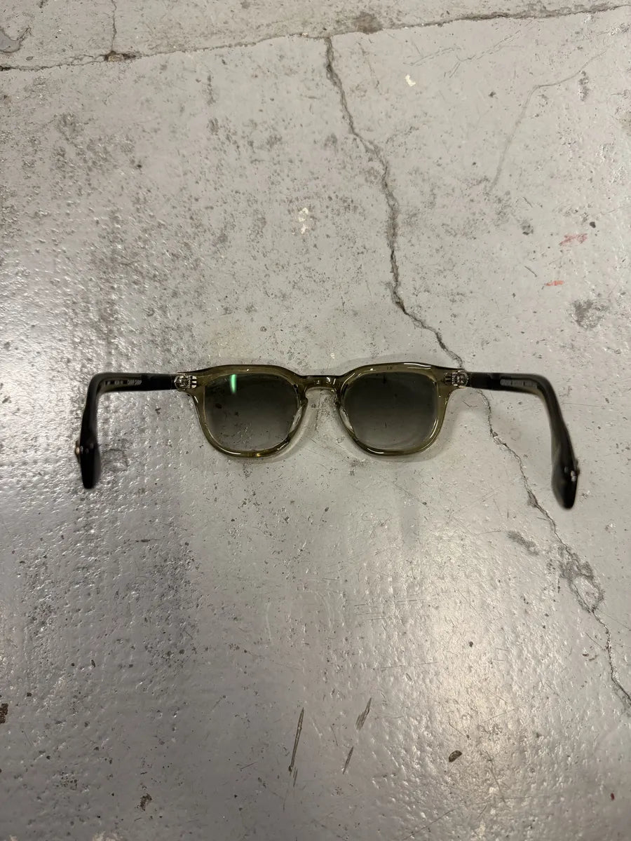 Chrome Hearts Faded Olive Green Chirp Chirp Sunglasses muauuYo 9