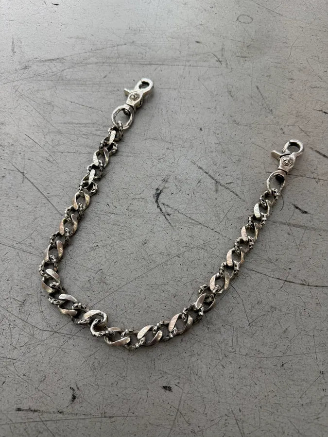 Chrome Hearts Fancy Links Silver Cross Wallet Chain sWOuCZJ 1