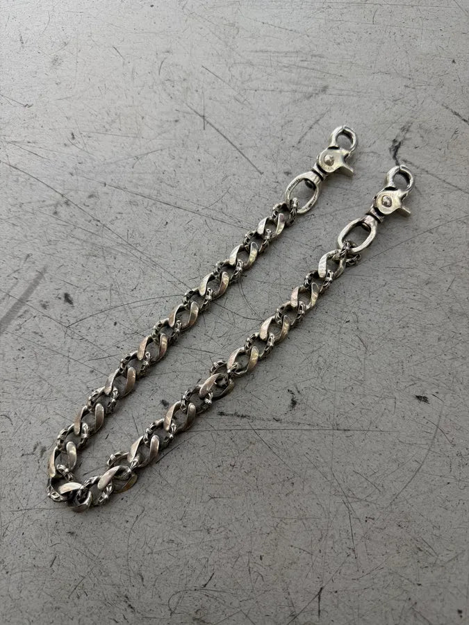 Chrome Hearts Fancy Links Silver Cross Wallet Chain sWOuCZJ 2