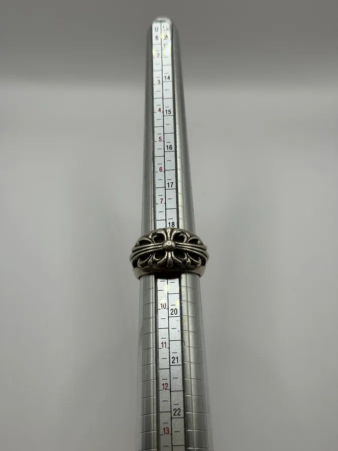 Chrome Hearts Floral Silver 925 Ring kCJJFMx 1