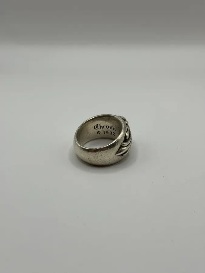 Chrome Hearts Floral Silver 925 Ring kCJJFMx 6