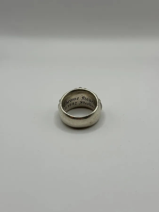 Chrome Hearts Floral Silver 925 Ring kCJJFMx 7