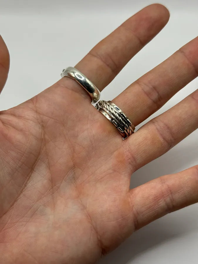 Chrome Hearts Foti Rope Silver Ring pFNaeok 7