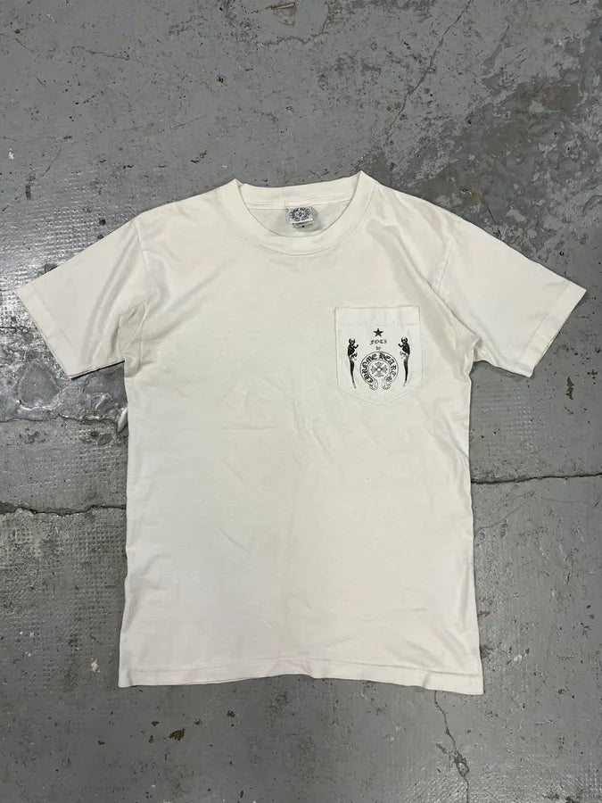 Chrome Hearts Foti Skeleton White T-Shirt wWtxyTi 1