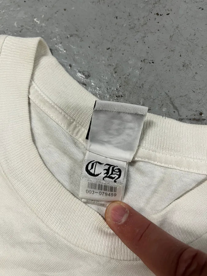 Chrome Hearts Foti Skeleton White T-Shirt wWtxyTi 8