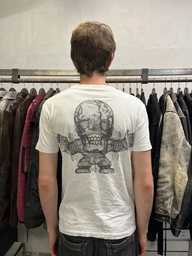 Chrome Hearts Foti Skeleton White T-Shirt wWtxyTi 3