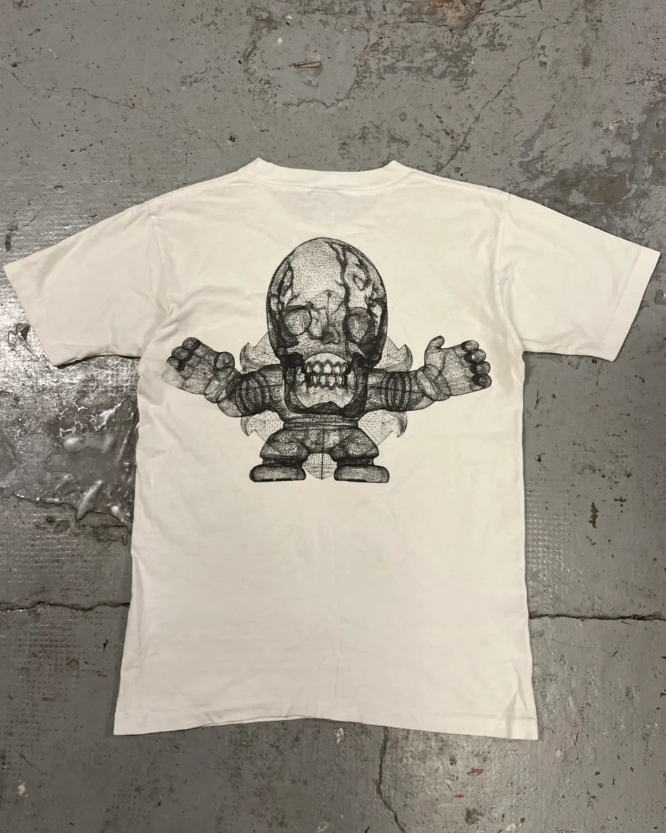 Chrome Hearts Foti Skeleton White T-Shirt wWtxyTi 0