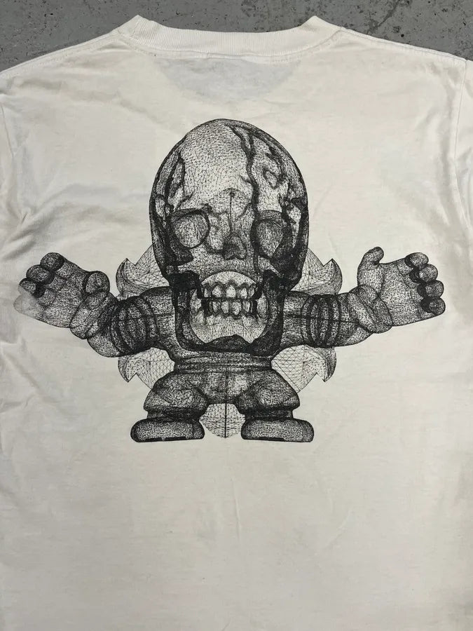 Chrome Hearts Foti Skeleton White T-Shirt wWtxyTi 4