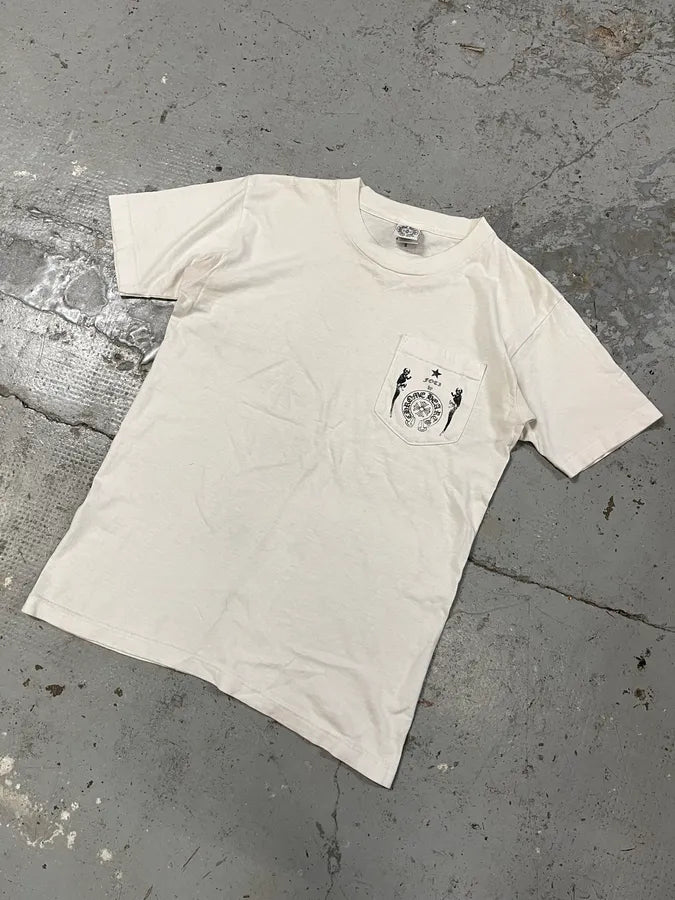 Chrome Hearts Foti Skeleton White T-Shirt wWtxyTi 5