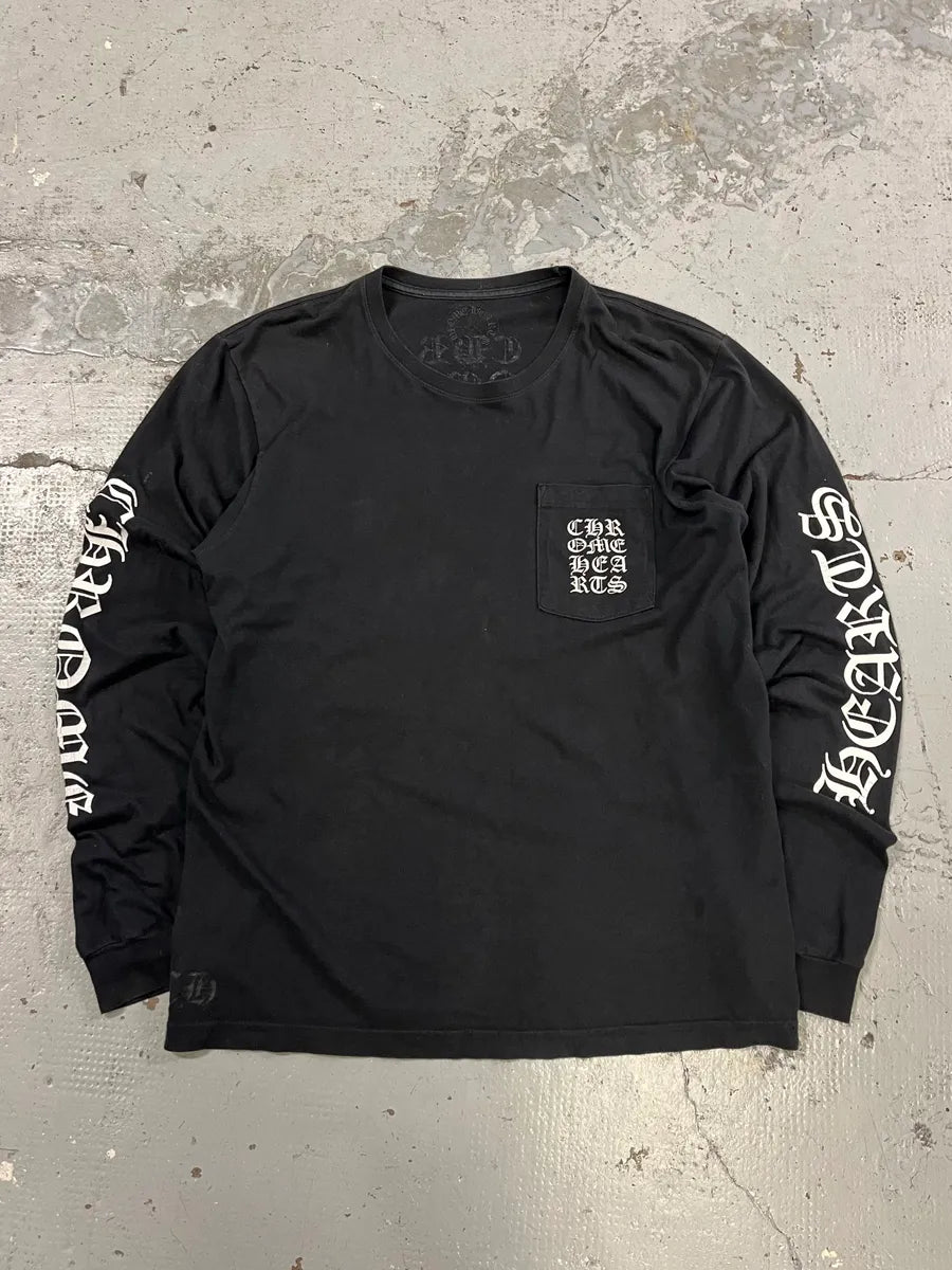 Chrome Hearts Gothic Propaganda Black Longsleeves rhRikSu 0