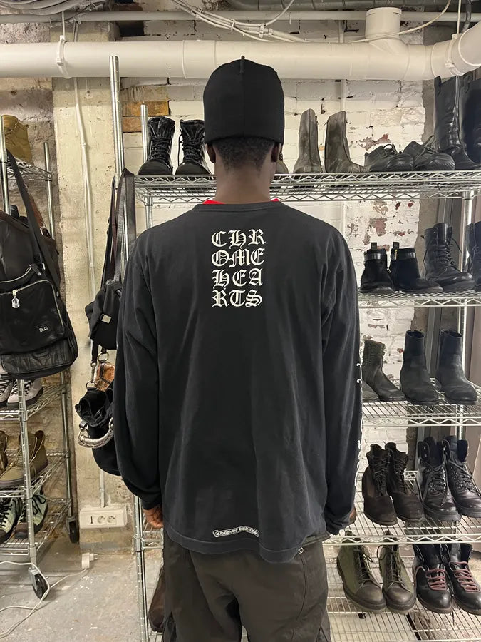 Chrome Hearts Gothic Propaganda Black Longsleeves rhRikSu 2