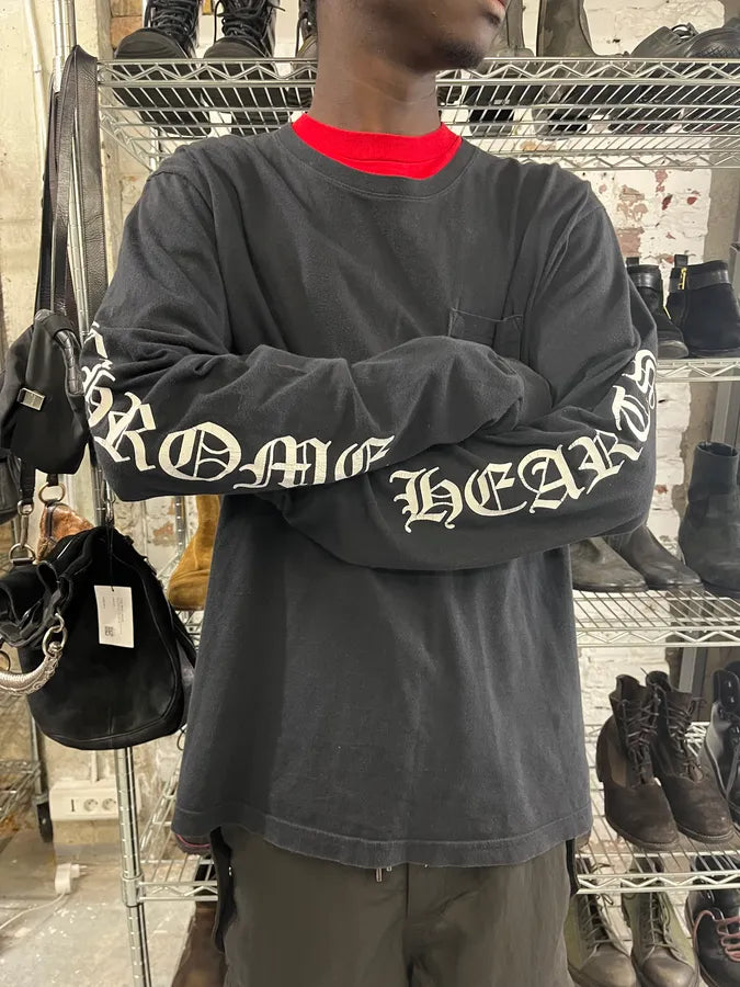 Chrome Hearts Gothic Propaganda Black Longsleeves rhRikSu 3