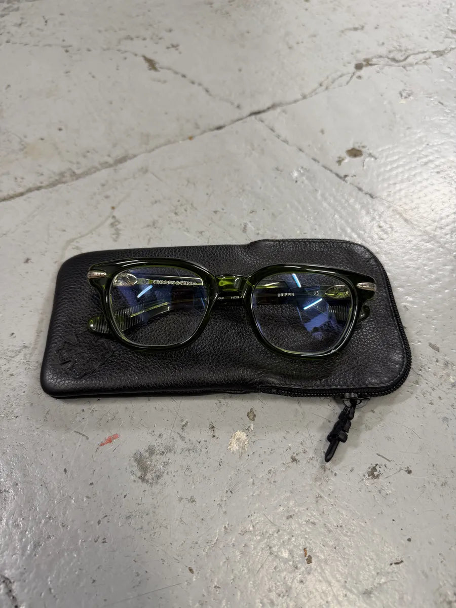 Chrome Hearts Green Drippin Japanese Sunglasses PDfkefR 7