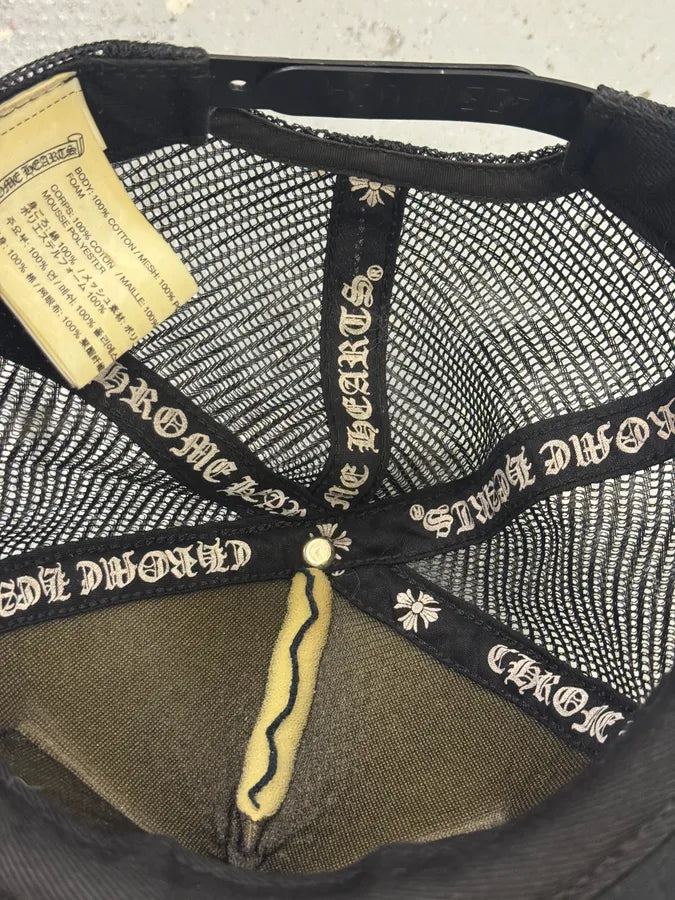 Chrome Hearts Hollywood Black Faded Cap FFSDNNm 7