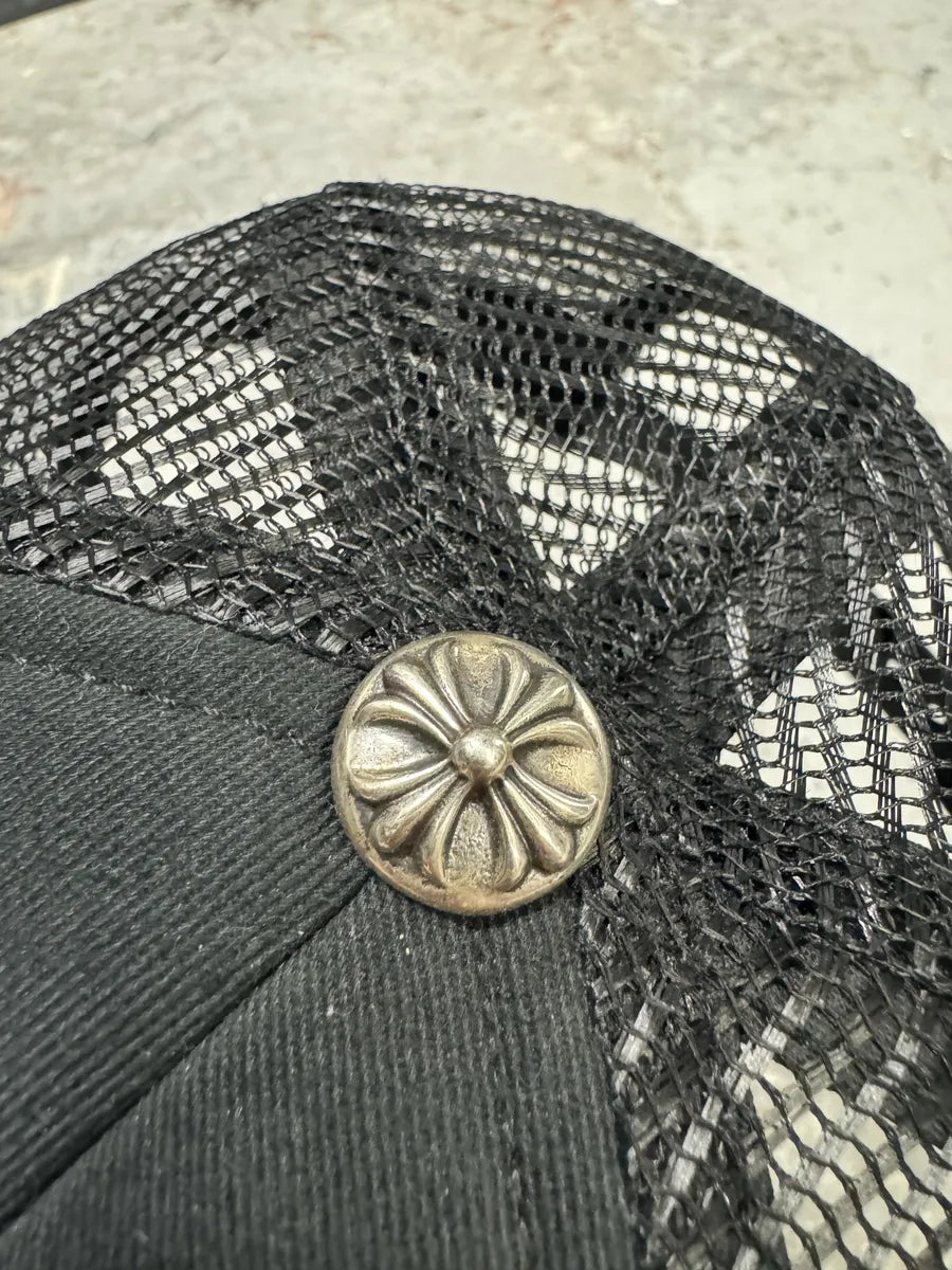 Chrome Hearts Hollywood Chomper Black Teeth Trucker Cap (OS) ssNLcOE 9