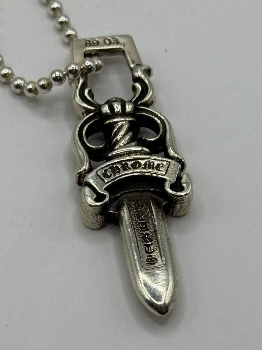 Chrome Hearts Large Dagger Silver 925 Pendant DbyfOow 0