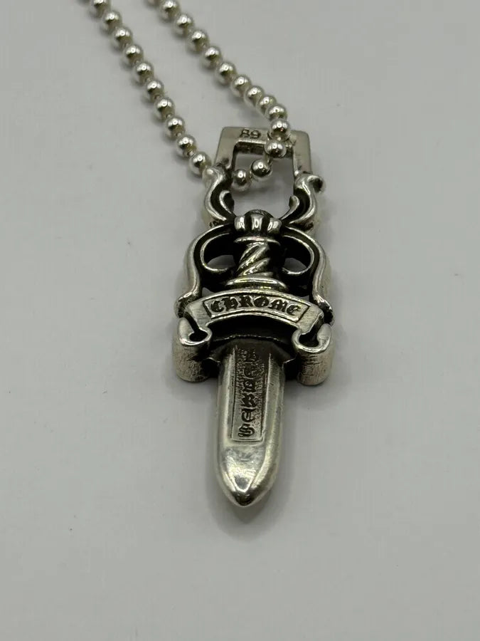 Chrome Hearts Large Dagger Silver 925 Pendant DbyfOow 4