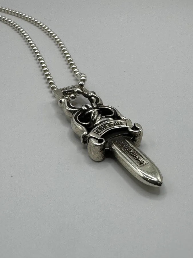 Chrome Hearts Large Dagger Silver 925 Pendant DbyfOow 7