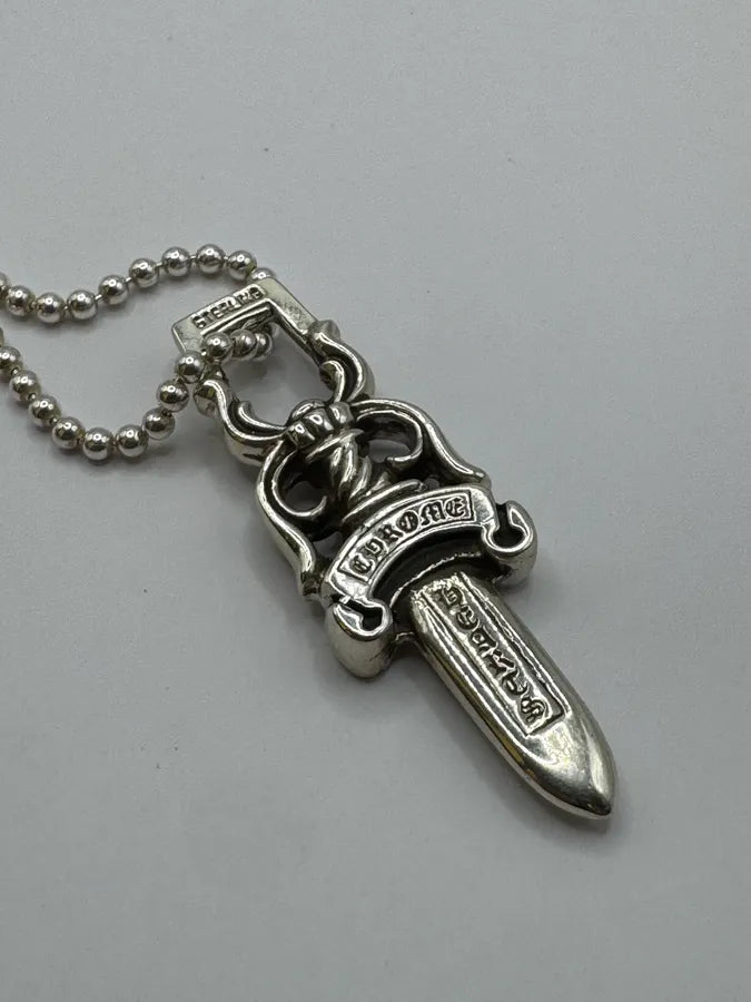 Chrome Hearts Large Dagger Silver 925 Pendant hVaYSGo 0
