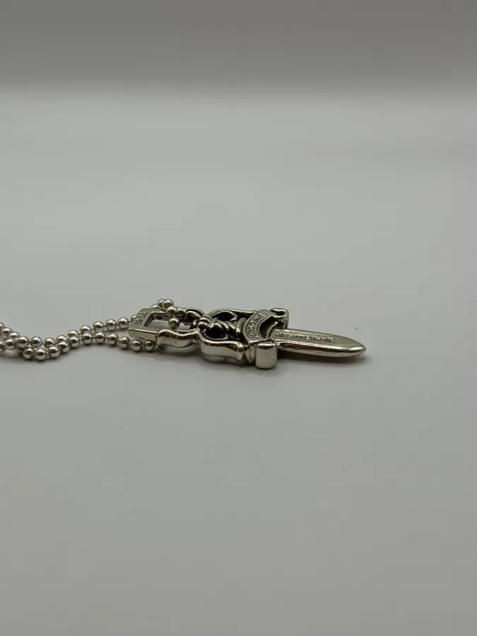 Chrome Hearts Large Dagger Silver 925 Pendant – Dolce Vita Hub