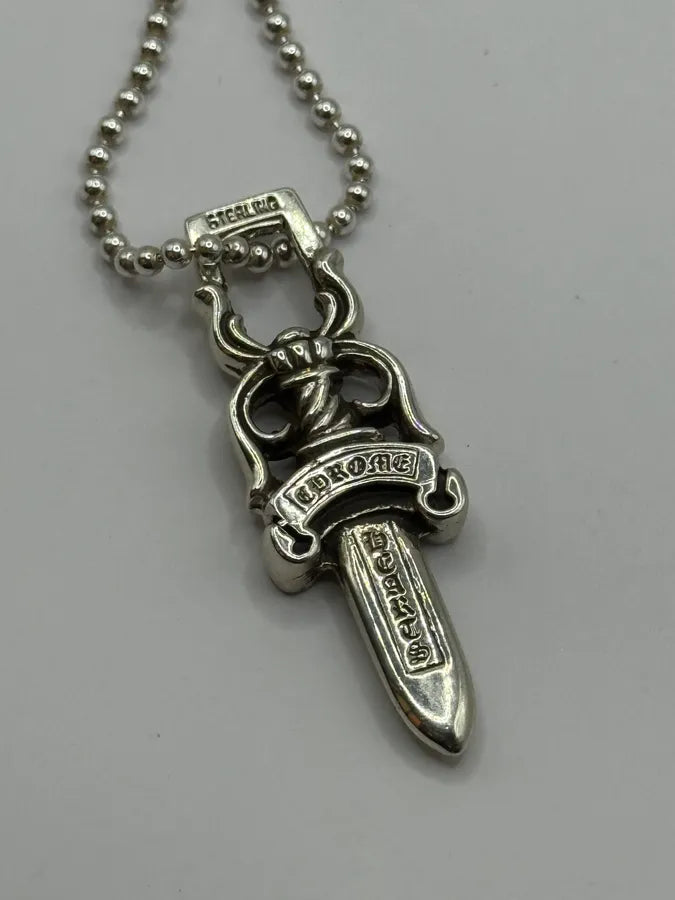 Chrome Hearts Large Dagger Silver 925 Pendant hVaYSGo 6