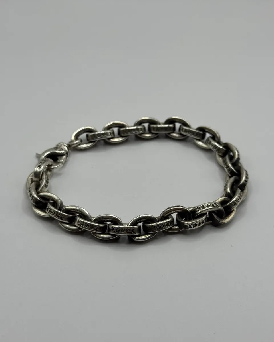 Chrome Hearts Large Paper Chain Silver 925 Bracelet zHuJuIS 0