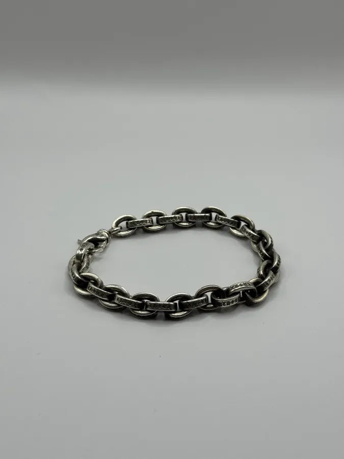Chrome Hearts Large Paper Chain Silver 925 Bracelet zHuJuIS 10