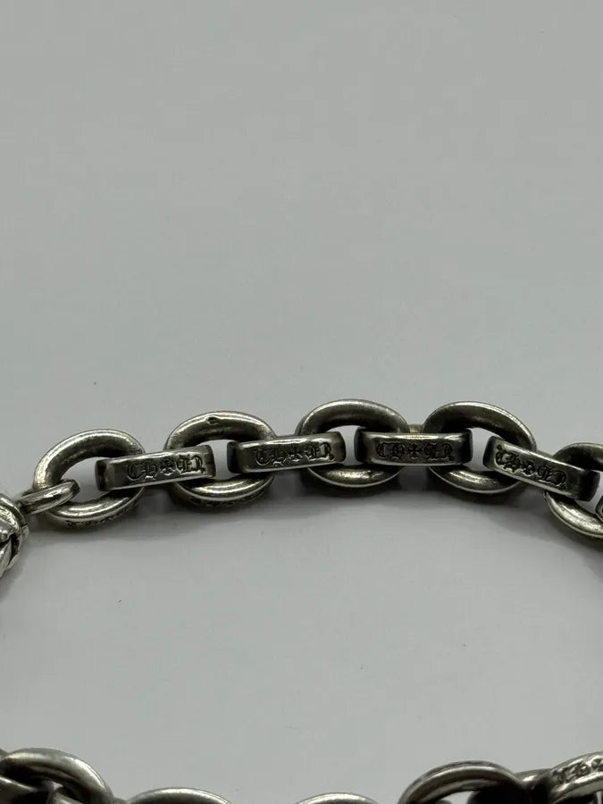 Chrome Hearts Large Paper Chain Silver 925 Bracelet zHuJuIS 4
