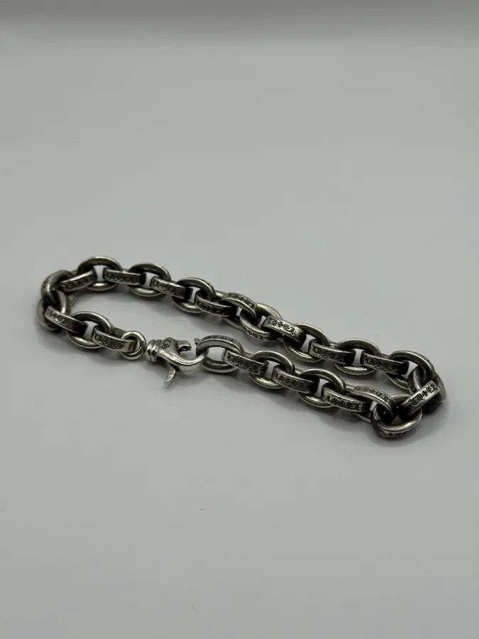 Chrome Hearts Large Paper Chain Silver 925 Bracelet zHuJuIS 5