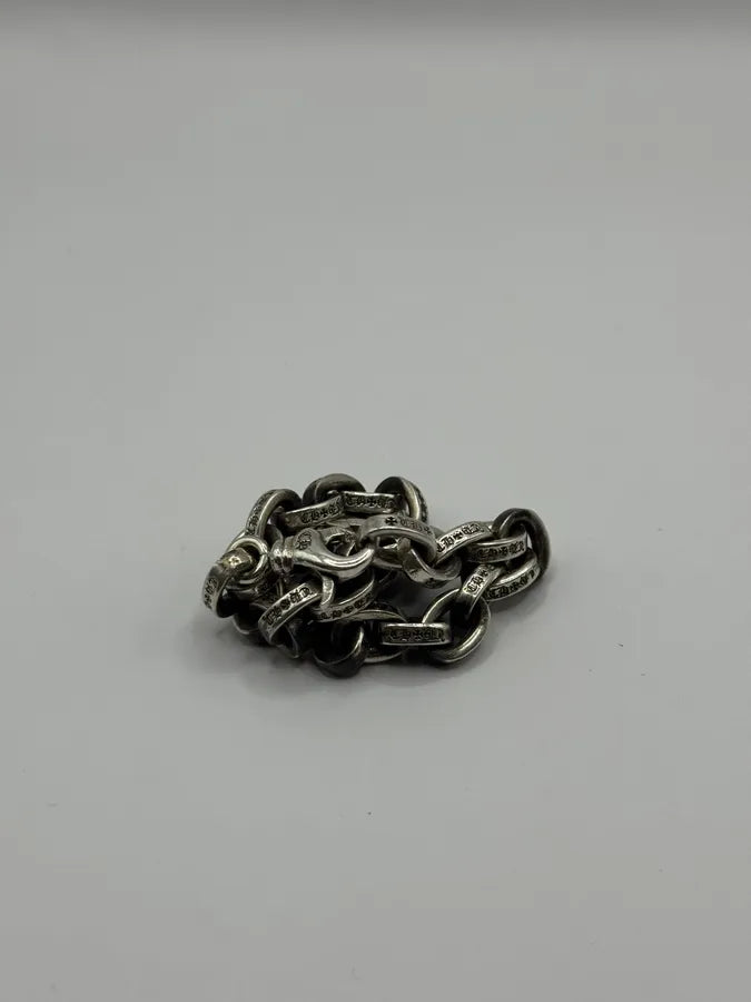 Chrome Hearts Large Paper Chain Silver 925 Bracelet zHuJuIS 7