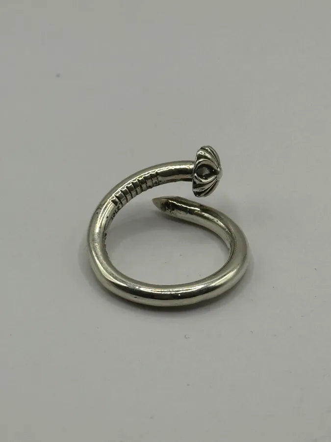 Chrome Hearts Nail Cross Silver Ring dlfEAFs 1