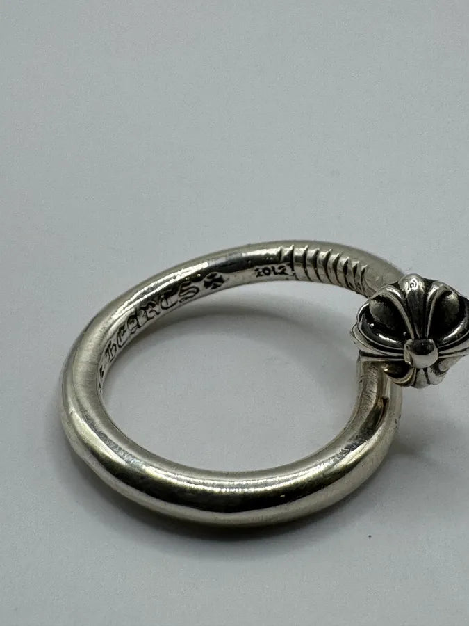 Chrome Hearts Nail Cross Silver Ring dlfEAFs 5